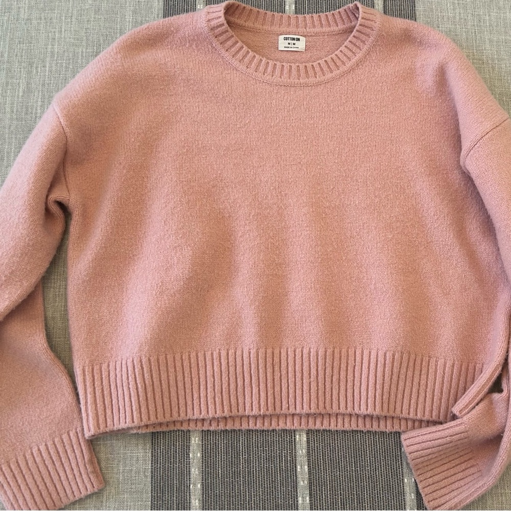 Cotton On Coral Sweater Medium
